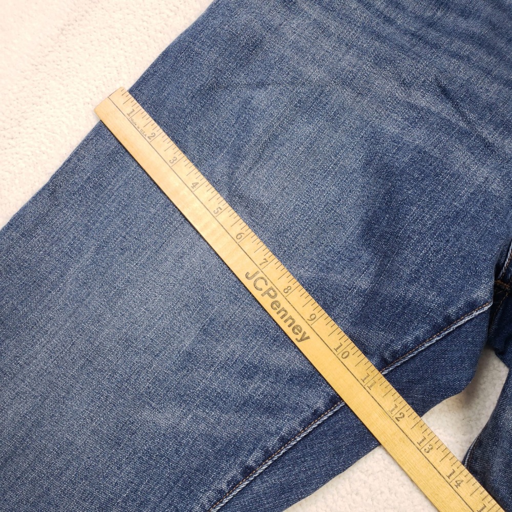 Madewell Selvedge 1991 Straight Jeans Mens 38x34 Blue Medium Wash Stretch Denim - Picture 9 of 12